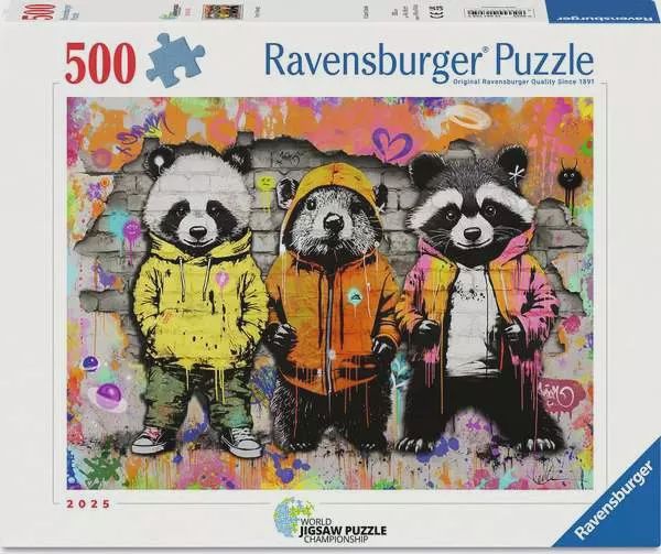 Puzzle 500 pièces - Amis à fourrure