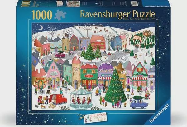 Puzzle 1000 pièces - La ville de Noël