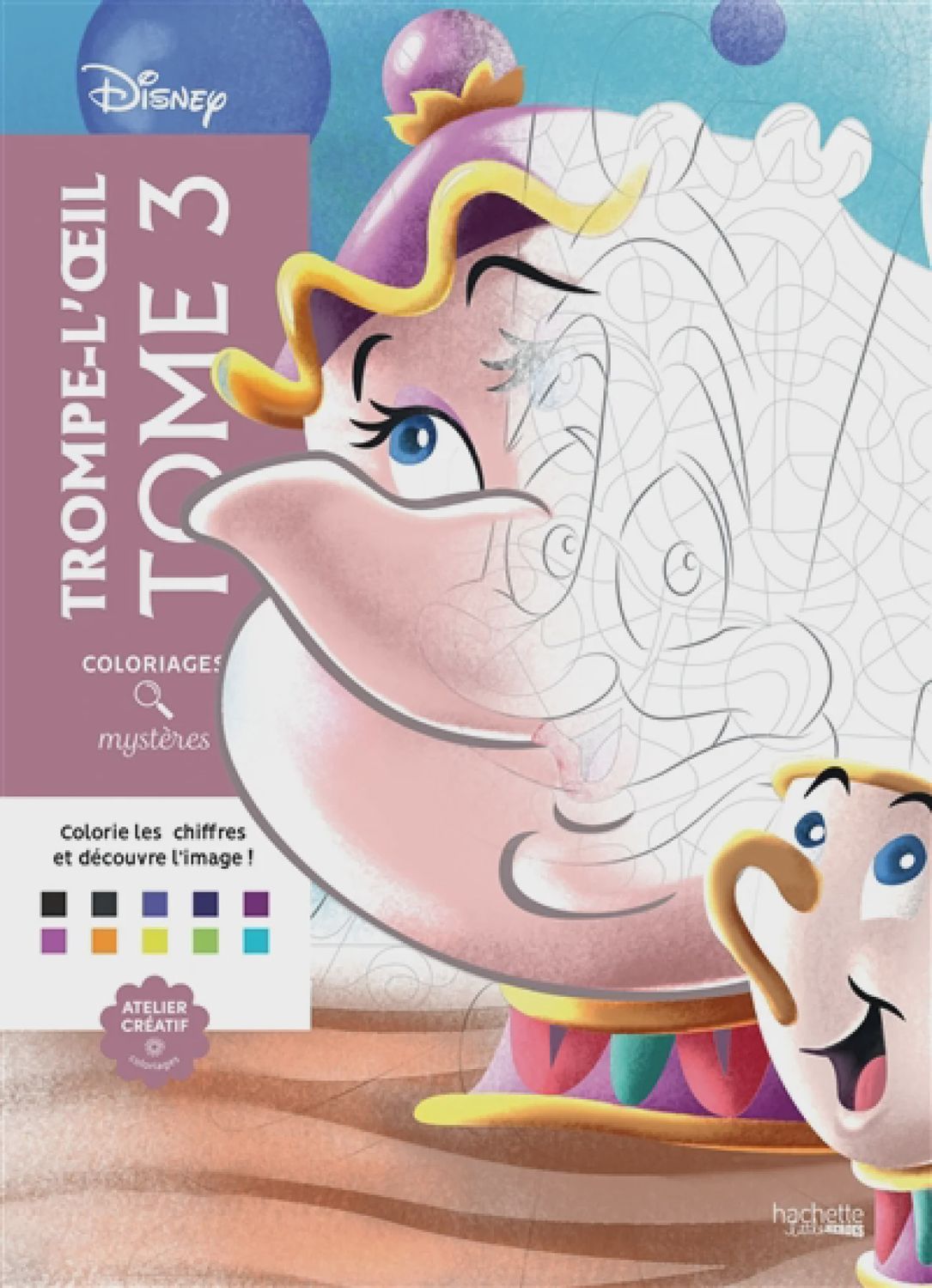 Trompe l'oeil T.3 : Trompe l'oeil - coloriez les chiffres et découvrez l'image !, Vol. 3