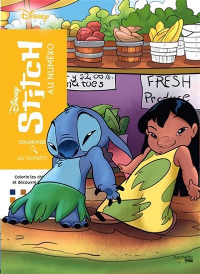 Stitch : coloriage au numéro