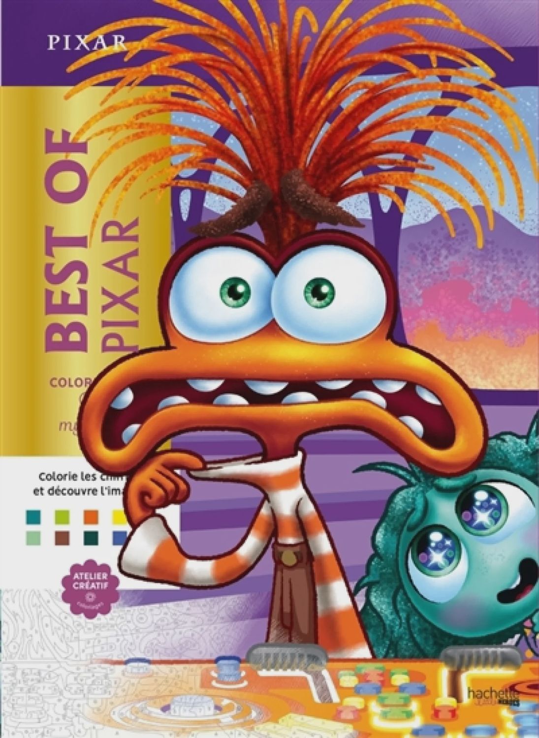 Coloriages mystères Disney : Best of Pixar