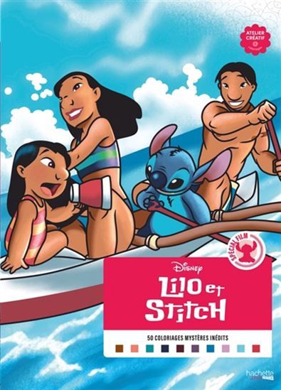 Lilo &amp; Stitch : 50 coloriages mystères inédits