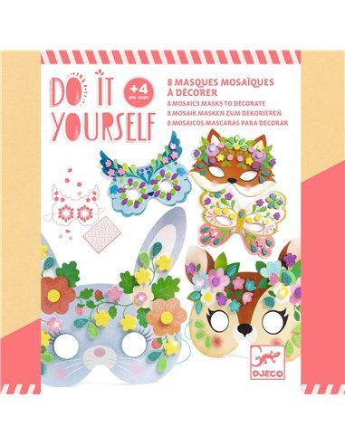 Masques diy - animaux de la forêt