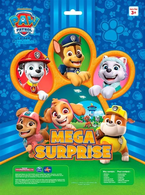 Pat'patrouille ( Bleu ) - Sac mega surprise 6 chiots