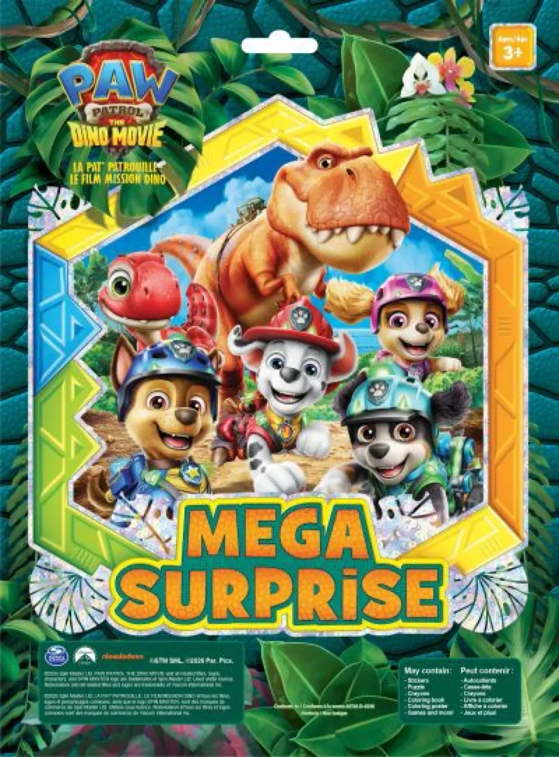 Pat'patrouille ( Rose ) - Sac mega surprise Dino