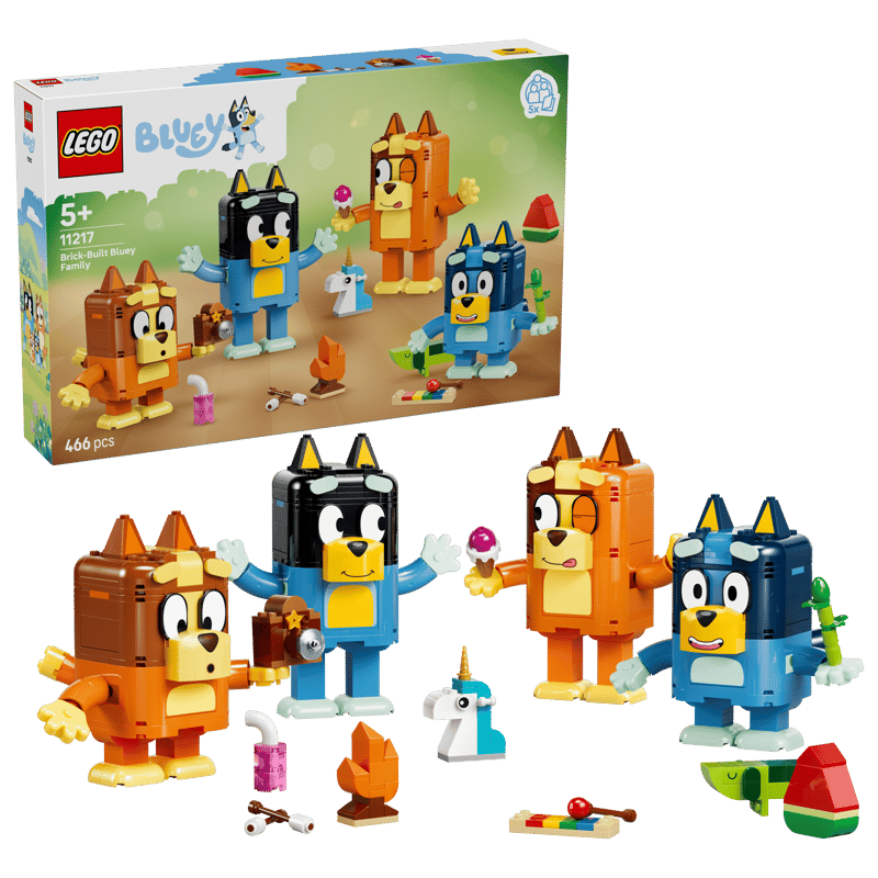 11217 / Bluey - La famille de Bluey en briques