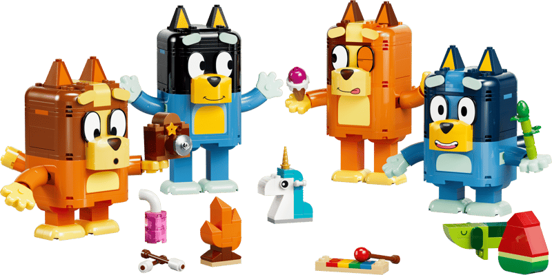 11217 / Bluey - La famille de Bluey en briques