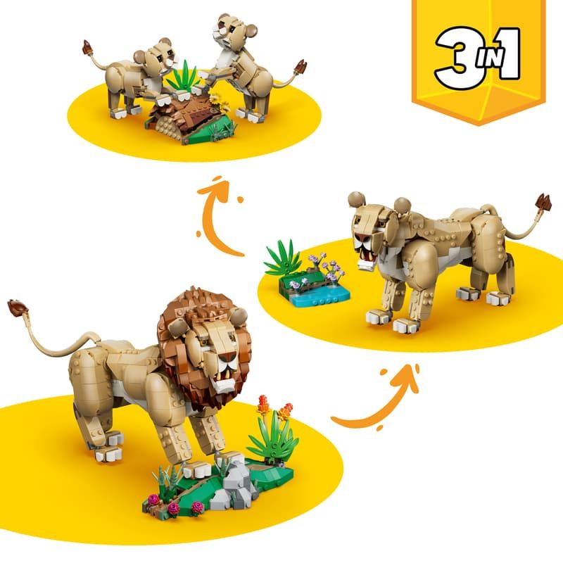 31386 / Creator - Les animaux sauvages : le lion majestueux