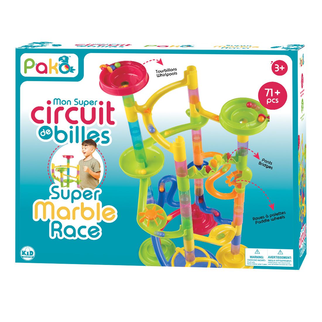 Mon Super circuit de billes (71 pièces)