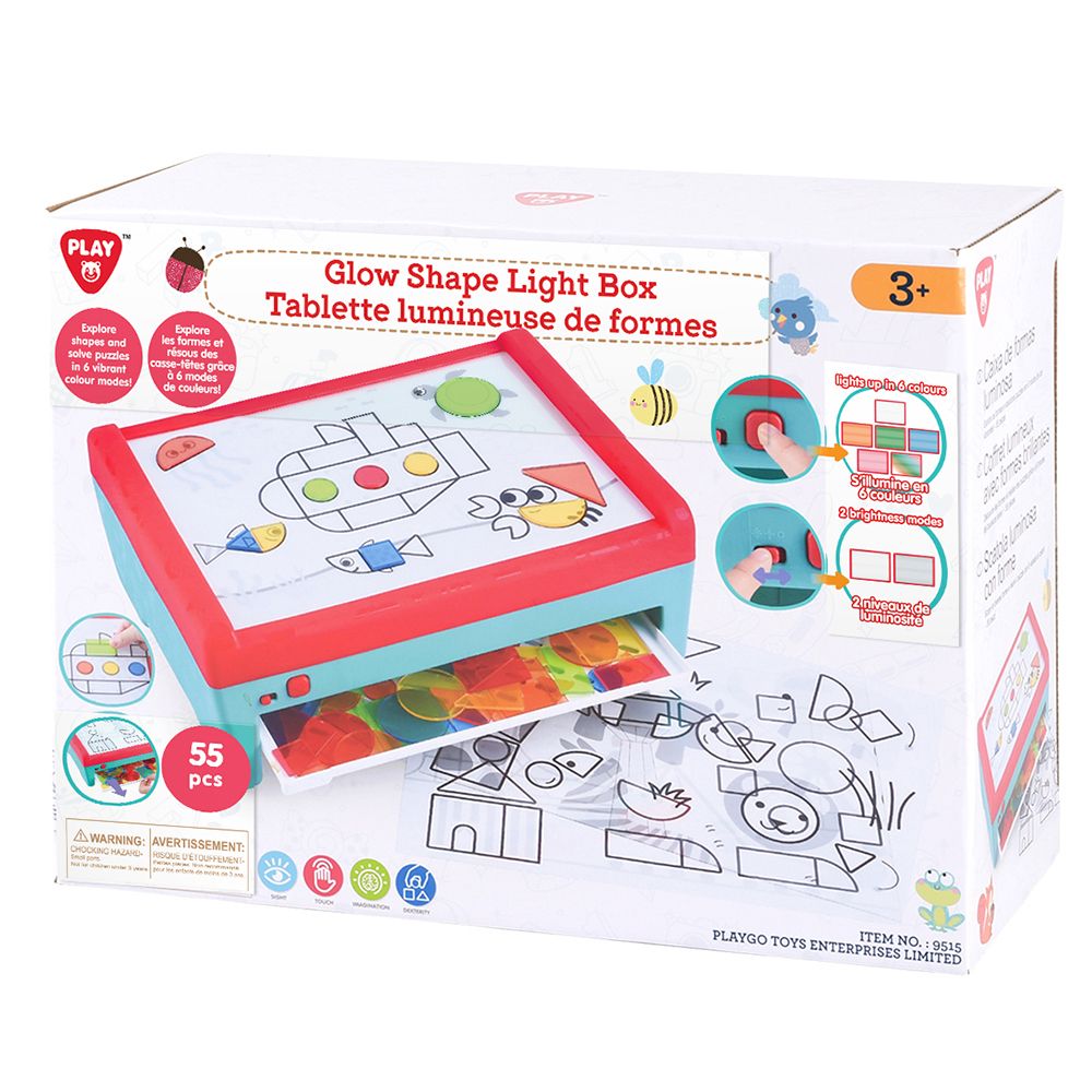 Tablette lumineuse de formes Glow Shape