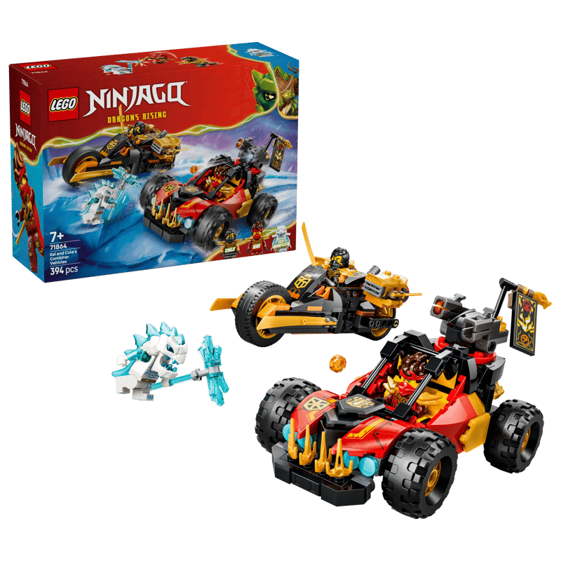 71864 / Ninjago - Les véhicules combinés de Kai et Cole
