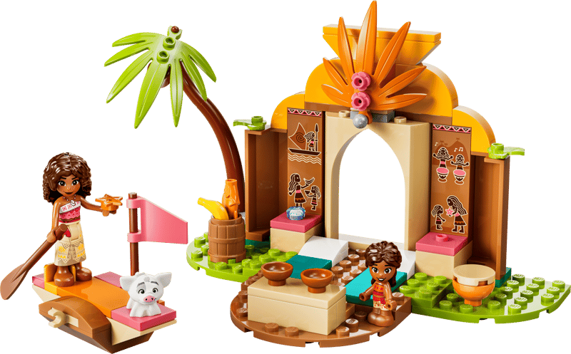 43282 / Moana - La maison de village avec un bateau