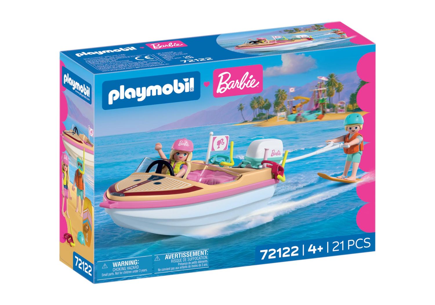 72122 / Barbie - Bateau &amp; wakeboard
