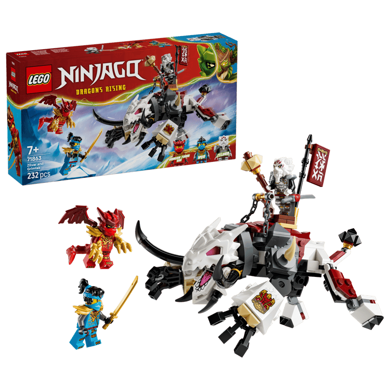 71863 / Ninjago - Zilvar et Grimtak, la bête dragon