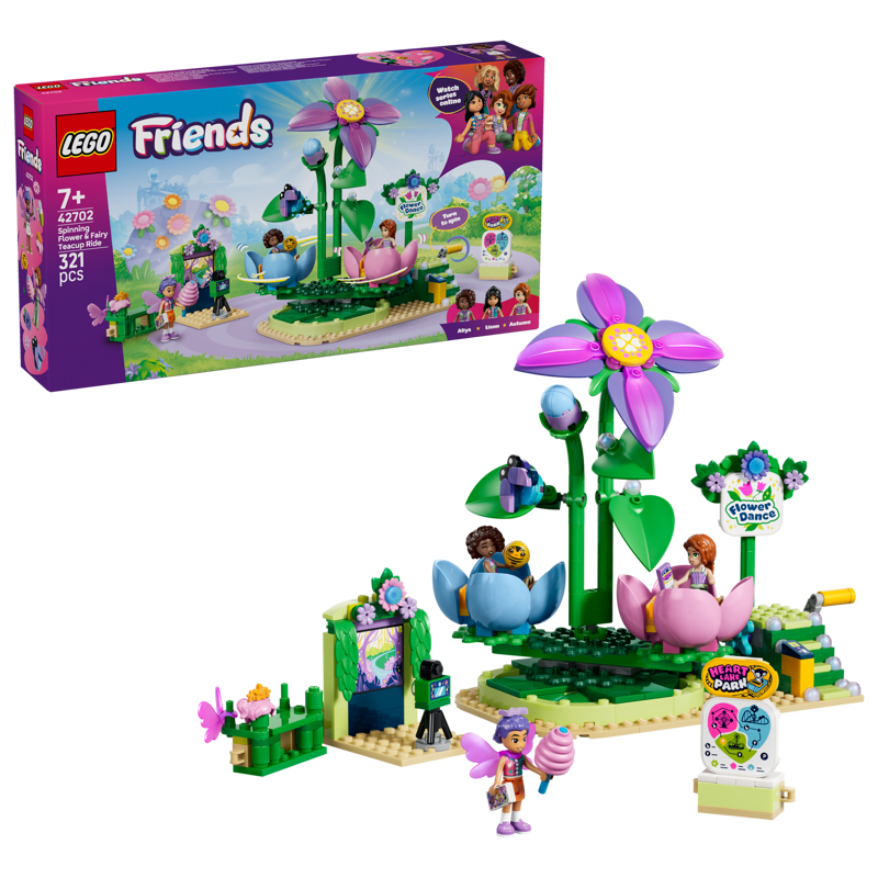 42702 / Friends - Le manège des fleurs tournoyantes féériques