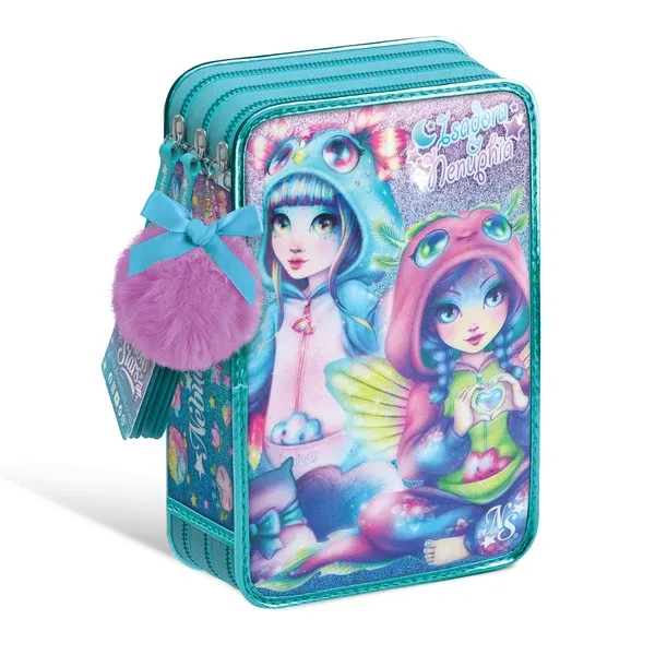 Trousse à crayons 3 volets / Party Pyjama - Isadora &amp; Nenuphia