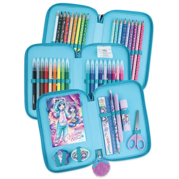 Trousse à crayons 3 volets / Party Pyjama - Isadora &amp; Nenuphia
