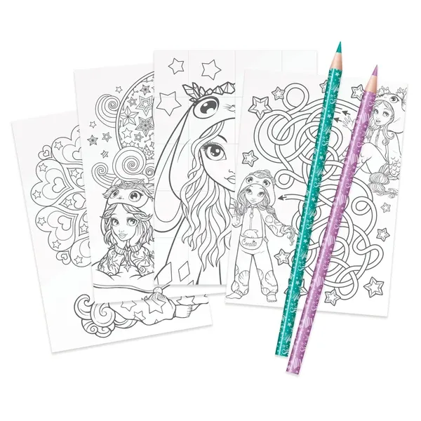 Trousse à crayons 3 volets / Party Pyjama - Nebulia &amp; Cristalia