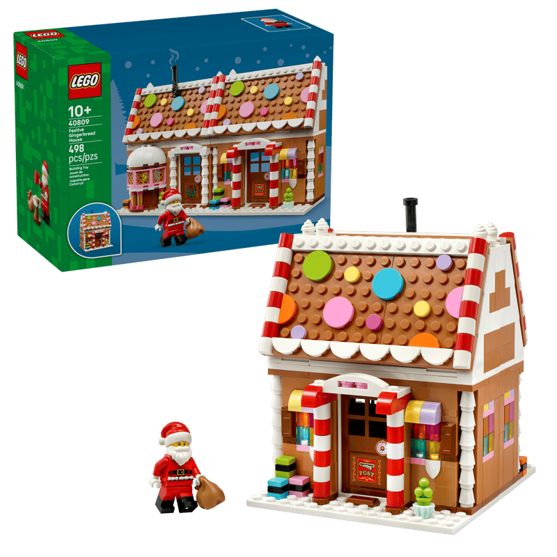 40809 / Maison en pain d'épice festive