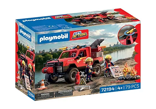 72194 / Pick-up de pompiers &amp; 2 personnages