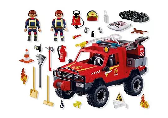 72194 / Pick-up de pompiers &amp; 2 personnages