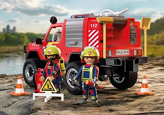72194 / Pick-up de pompiers &amp; 2 personnages