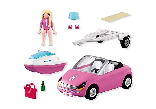72123 / Barbie™ Cabriolet &amp; scooter de mer