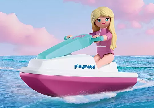 72123 / Barbie™ Cabriolet &amp; scooter de mer
