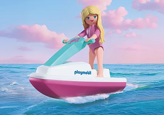 72123 / Barbie™ Cabriolet &amp; scooter de mer