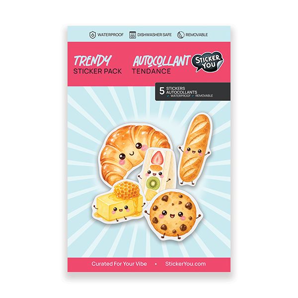 Sticker you  / Pack de boulangerie Kawaii