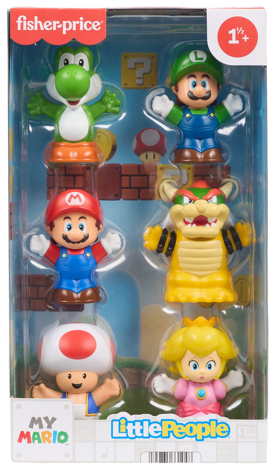 Little People - Mon Mario - Pack de 6 figurines