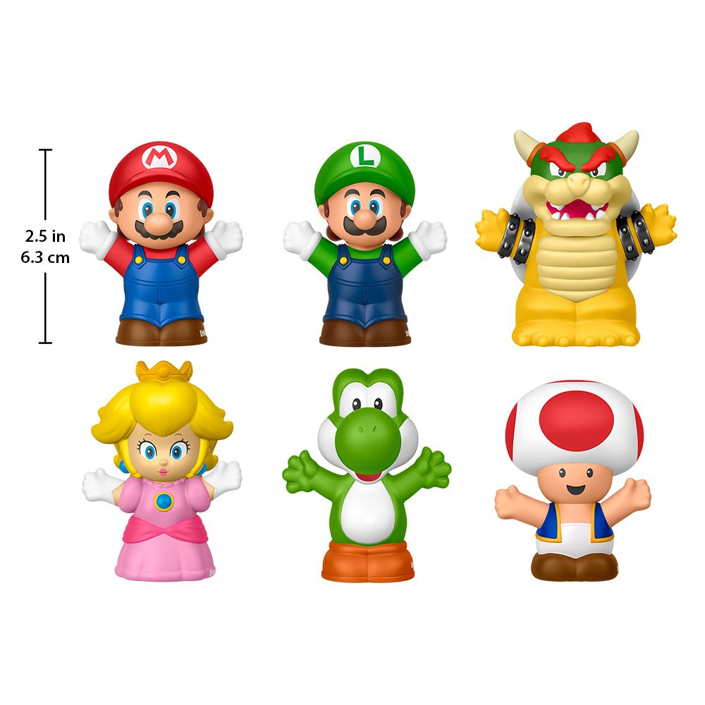 Little People - Mon Mario - Pack de 6 figurines