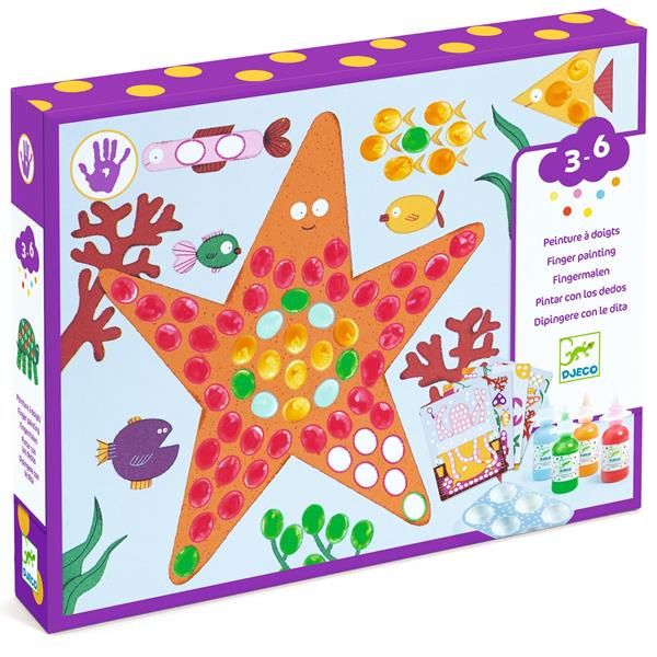 Peindre avec ses doigts / Pois et poissons