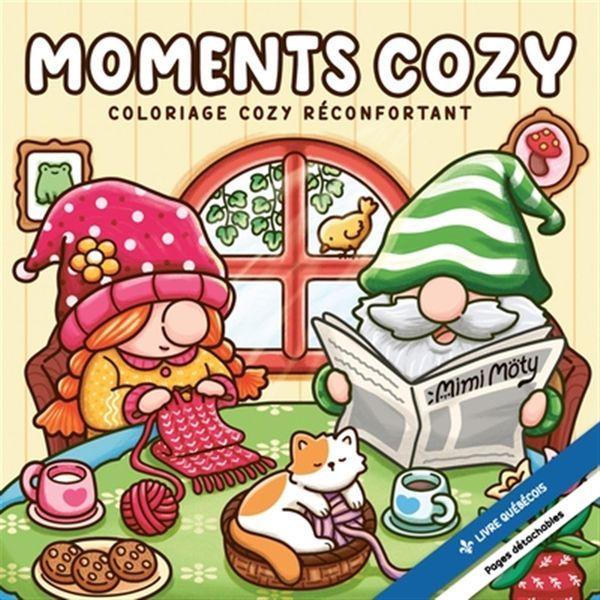 Moments cozy - Coloriage cozy réconfortant