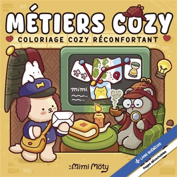 Métiers cozy - Coloriage cozy réconfortant