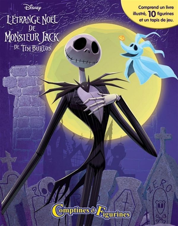 Disney - L'étrange Noël de Monsieur Jack de Tim Burton - Comptines et figurines (10 figurines)