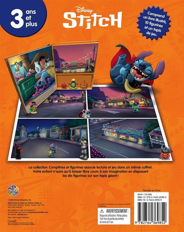 Disney Stitch - Comptines et figurines (10 figurines)