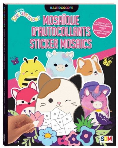 Squishmallows : mosaïque d’autocollants