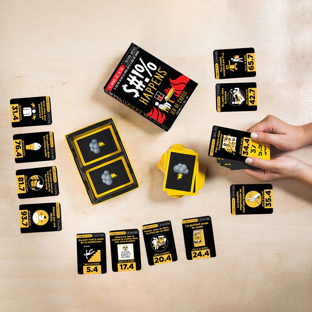 Jeu Shit Happens - Le monde est en feu Édition Québec (Fr)