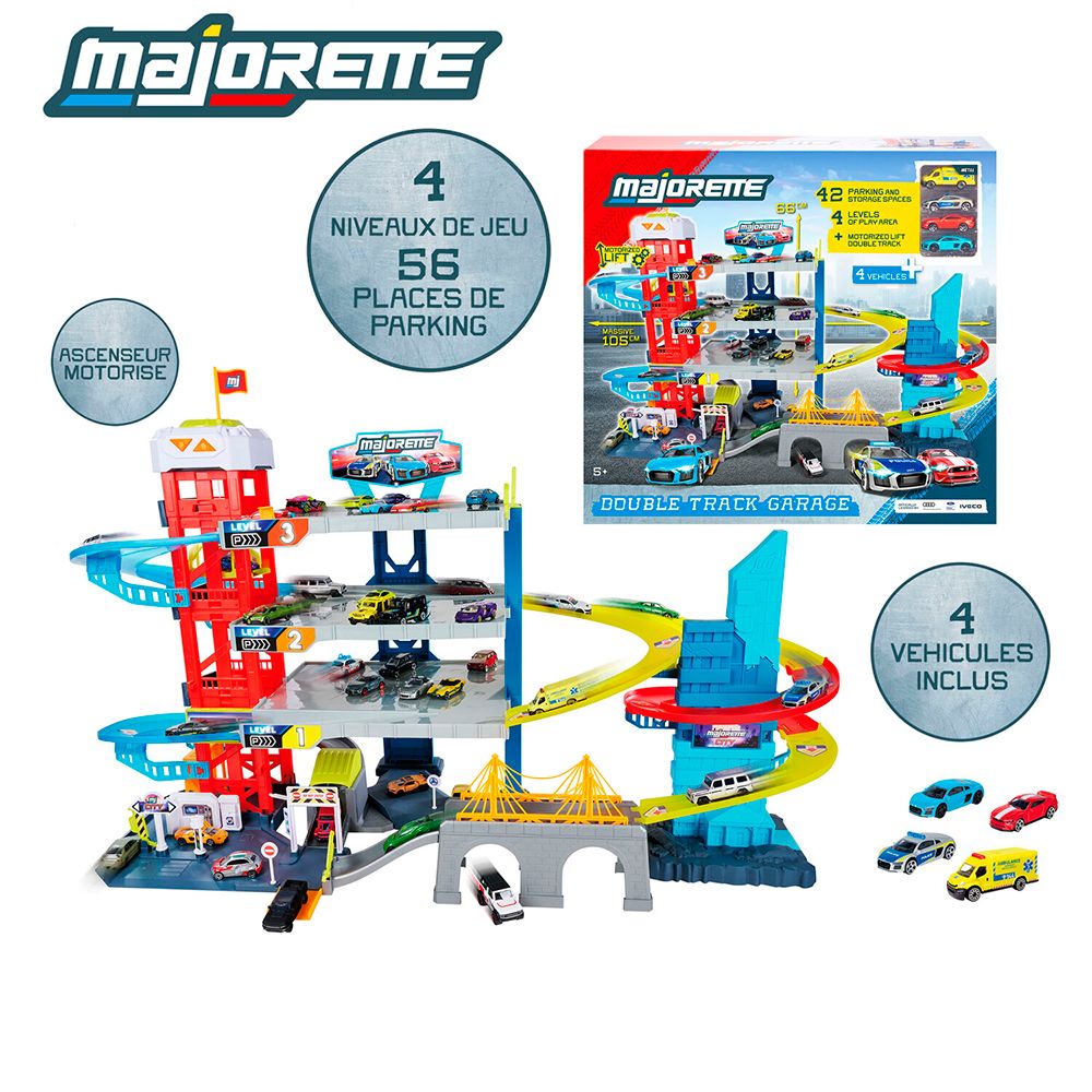 Majorette - Garage à double piste