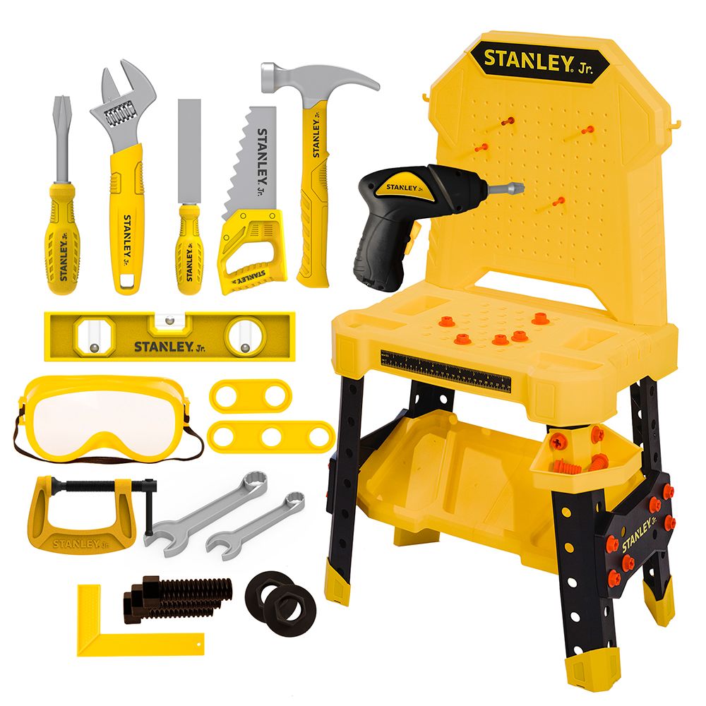Stanley Jr. - Mon atelier et outils (140pcs)