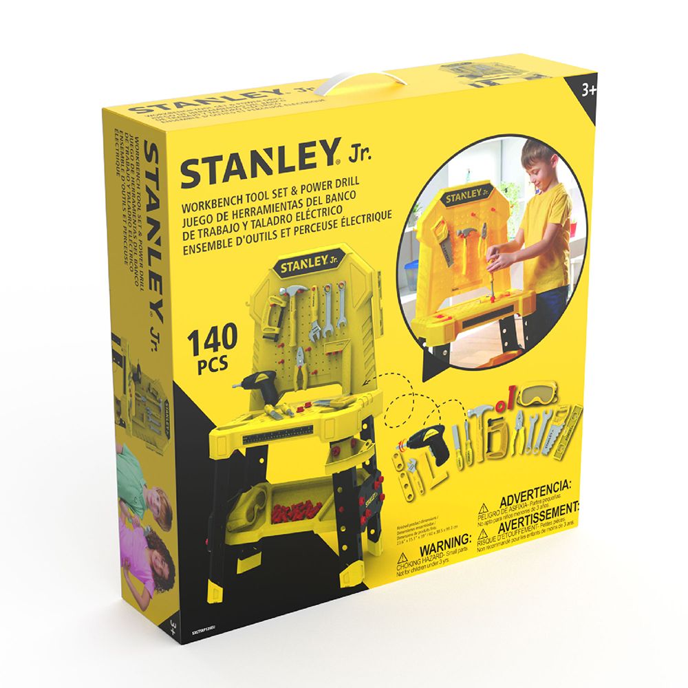 Stanley Jr. - Mon atelier et outils (140pcs)
