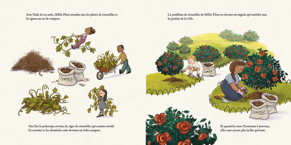 Millie Fleur et l’invasion de citrouilles