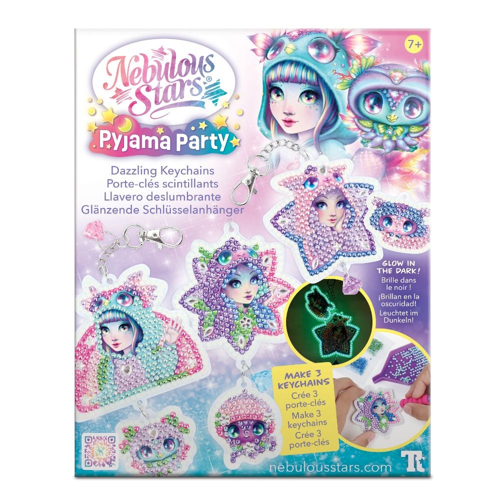 Porte-clés scintillants / Party Pyjama