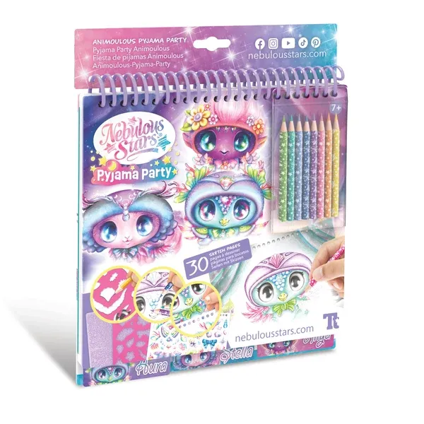 Carnet croquis / Party Pyjama Animoulous