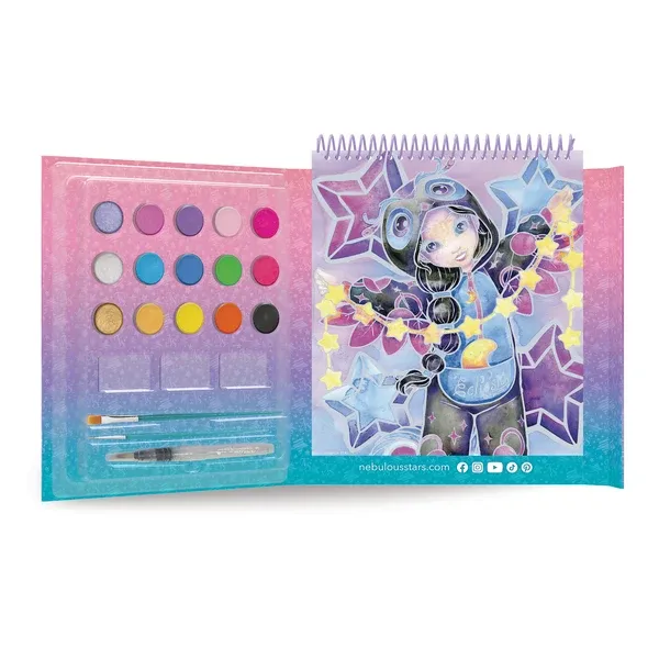 Ens. pages aquarelle magique / Party Pyjama