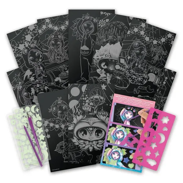 Pages à gratter à emporter / Party pyjama