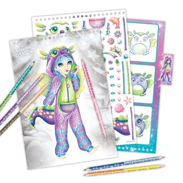 Carnet croquis de mode / Party Pyjama