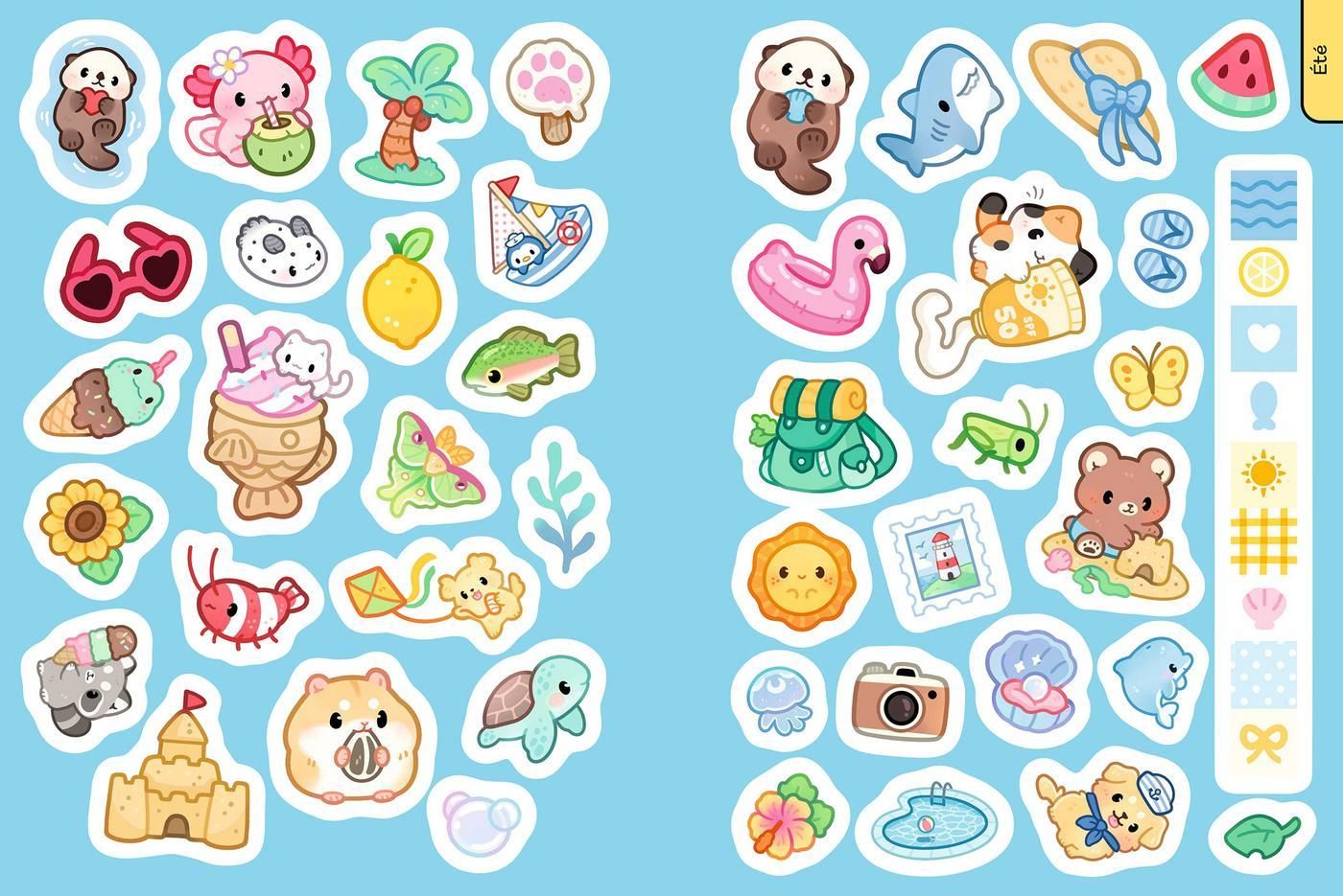 Cozy stickers : quatre saisons : plus de 700 stickers super cute pour tout décorer