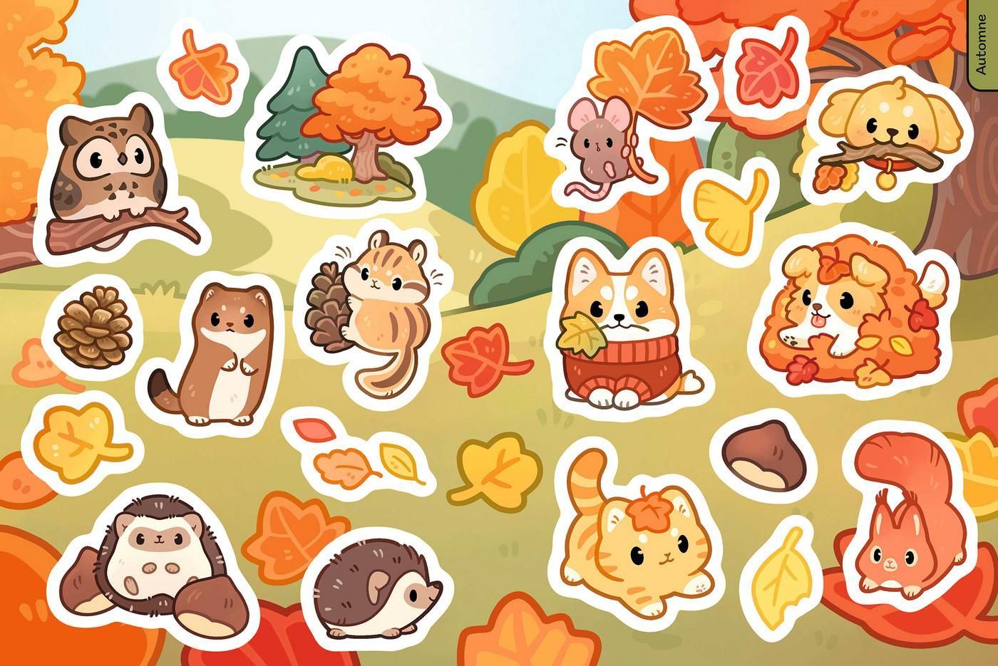 Cozy stickers : quatre saisons : plus de 700 stickers super cute pour tout décorer